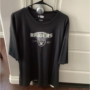 NFL Raiders Black Graphic Tee - XXL